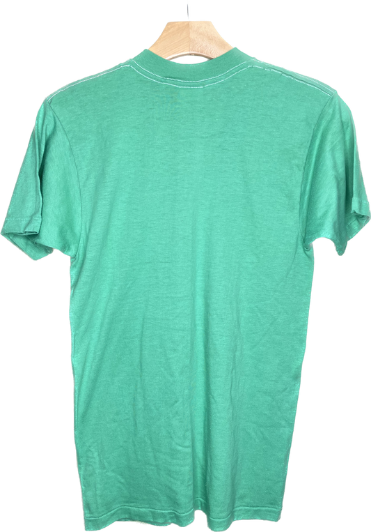 Vintage XS Recycle Reduce Rewear Village Vintage Merch Light Green Short Sleeve T-Shirt