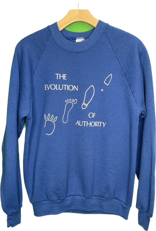 Vintage M/L Evolution Of Authority Pro Women Sweatshirt