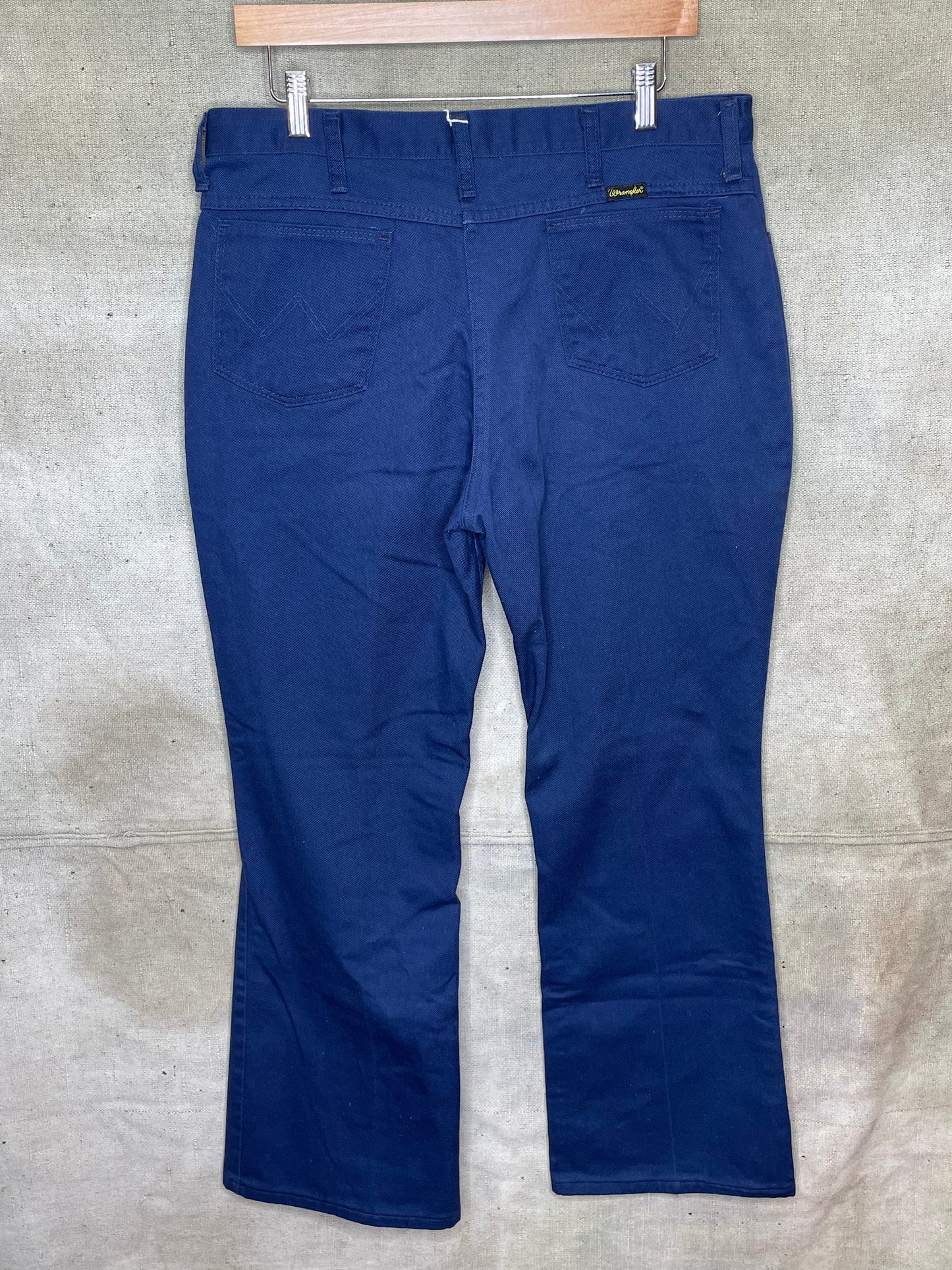 Vintage 80s Wrangler Dark Blue Pants W34 L30