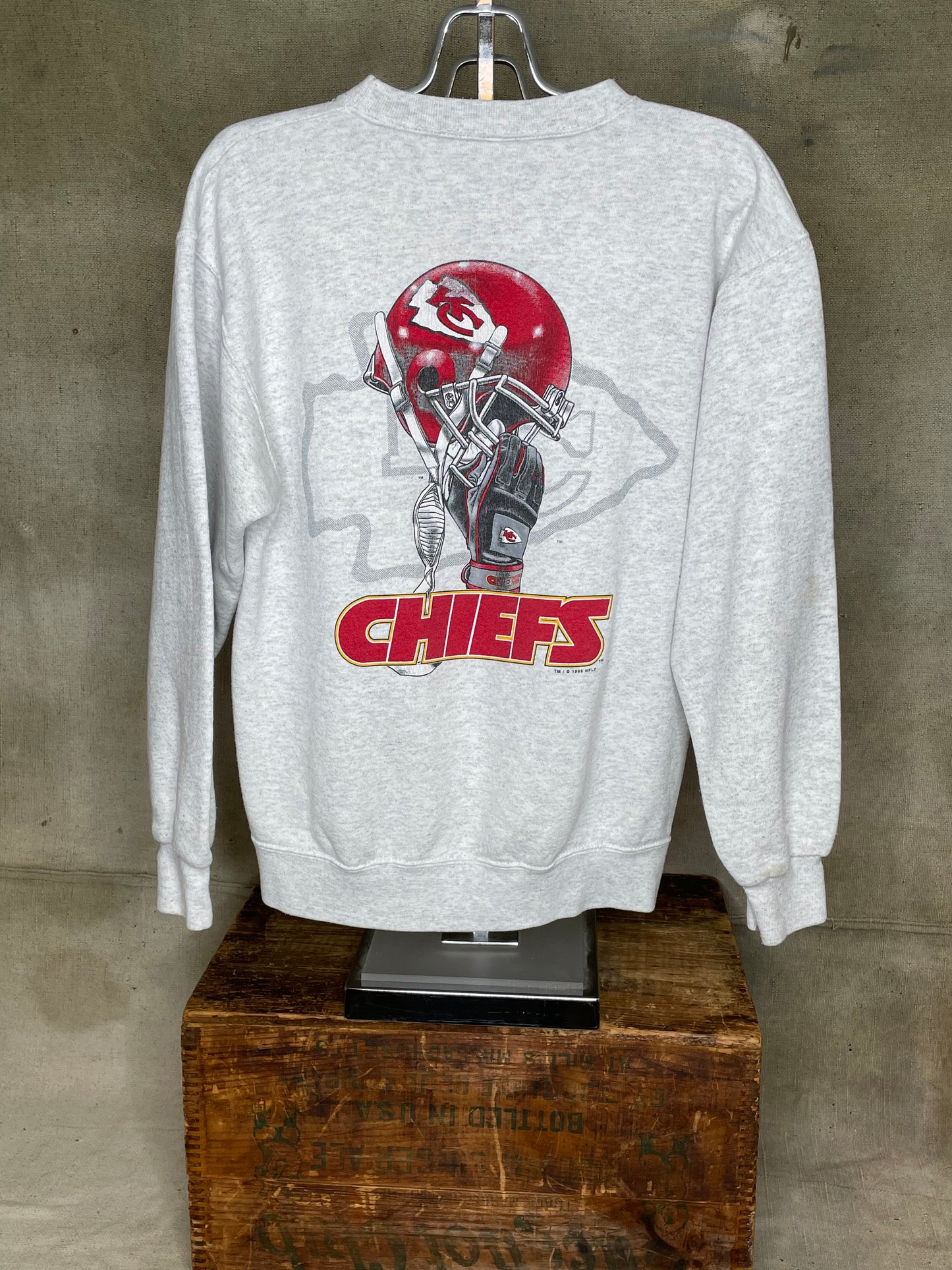 Vintage S/M Kansas City Chiefs NFL Crewneck Sweatshirt