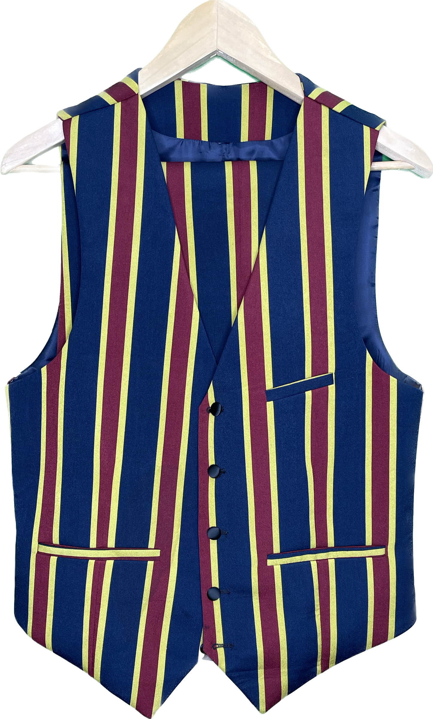 Vintage S/M W34 x 28 Stripe 3 Piece Custom Suit