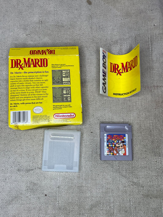 Vintage Gameboy Game Dr Mario CIB Tested