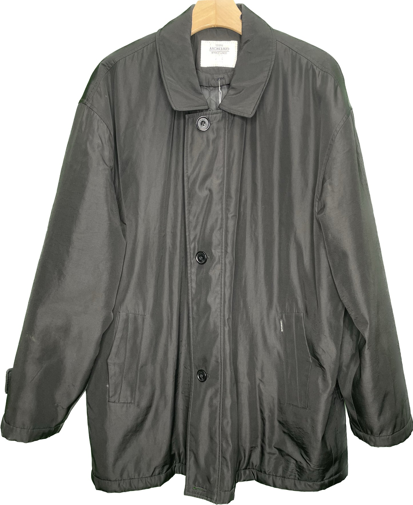 Vintage XL Givenchy Gentleman Black Zip Up Jacket