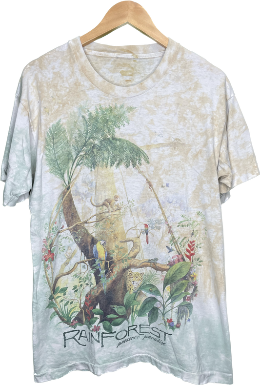 Vintage L AOP Rainforest Earth Single Stitch T-Shirt