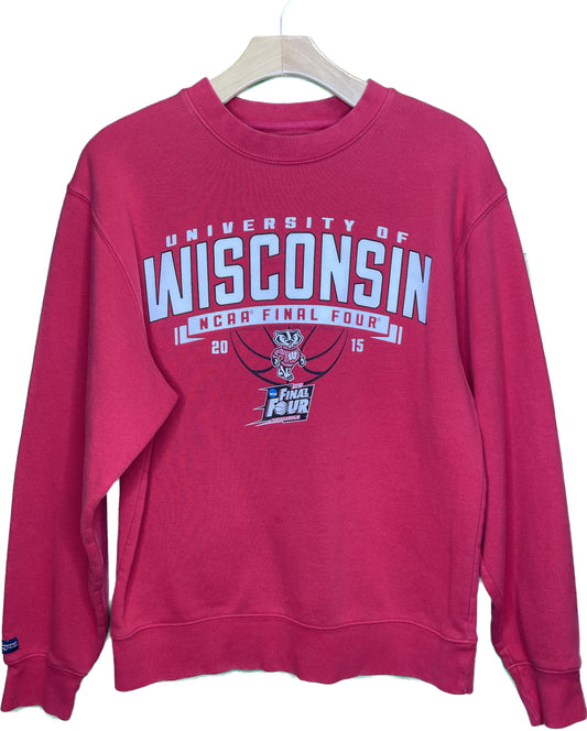 Vintage M University of Wisconsin NCAA Final Four Crewneck Sweatshirt