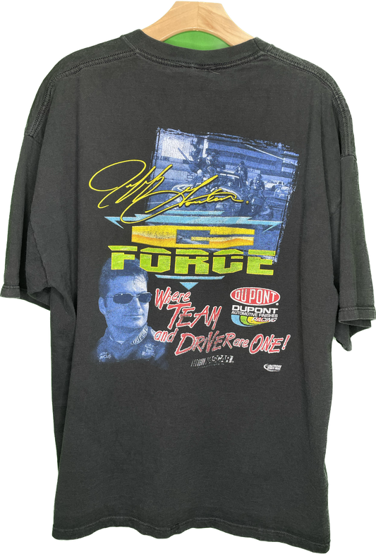 Vintage XL/XXL Jeff Gordon G Force Du Pont Chevy Nascar Racing T-Shirt