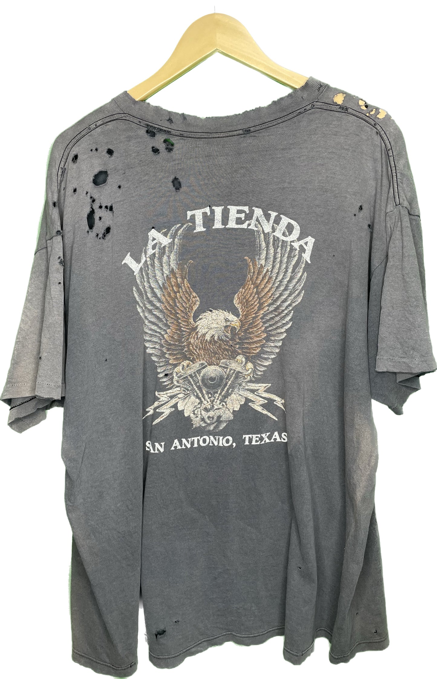 Vintage 2XL/3XL 3D Emblem Harley Davidson La Tienda San Antonio TX T-Shirt