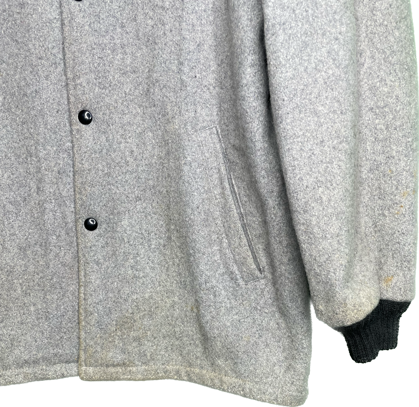 Vintage M 50s Varsity Car Club Style Wool Jacket Coat