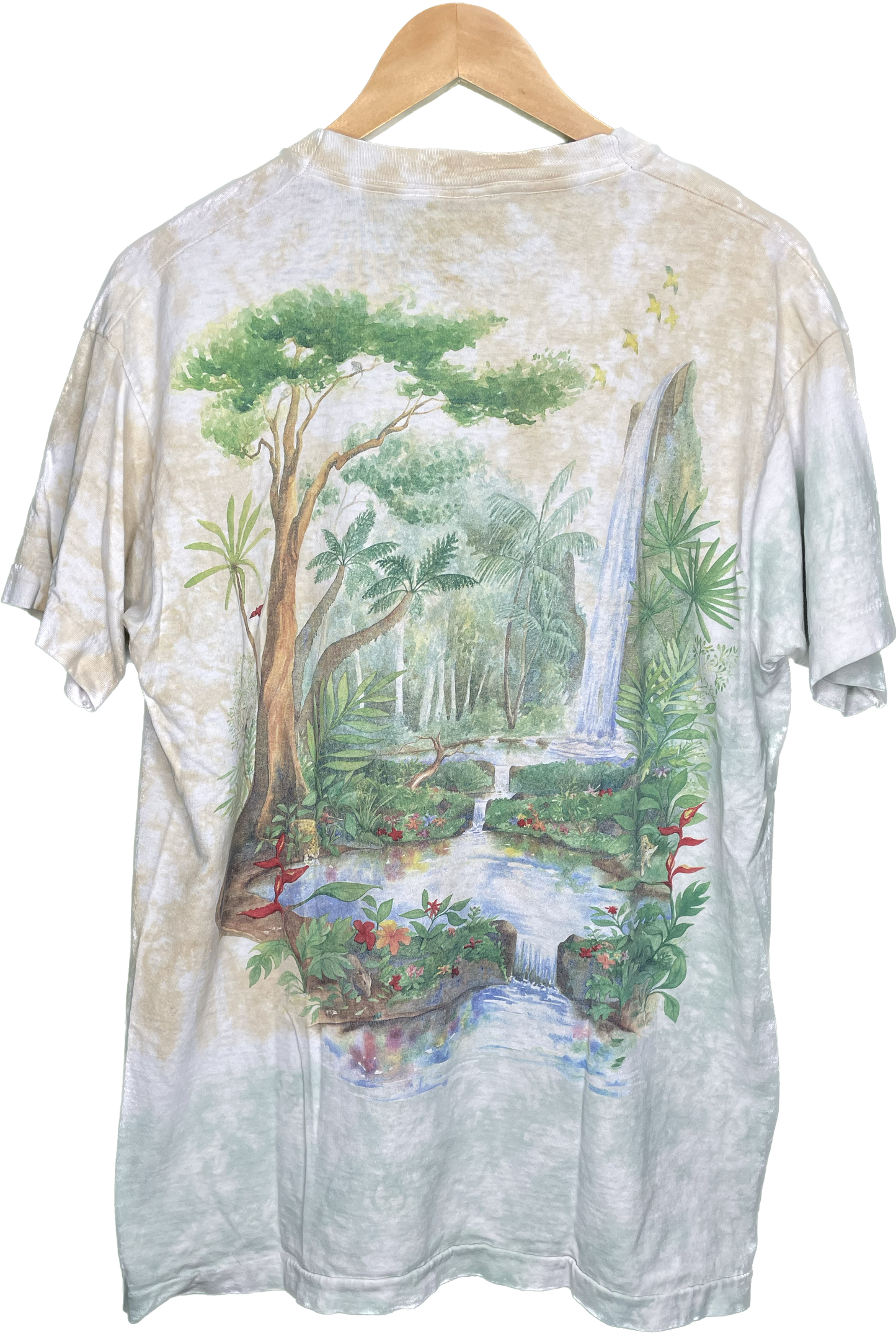 Vintage L AOP Rainforest Earth Single Stitch T-Shirt