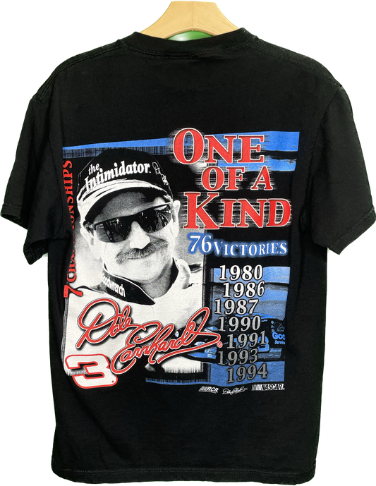 Vintage M Dale Earnhardt One Of A Kind 76 Victories Nascar Racing T-Shirt