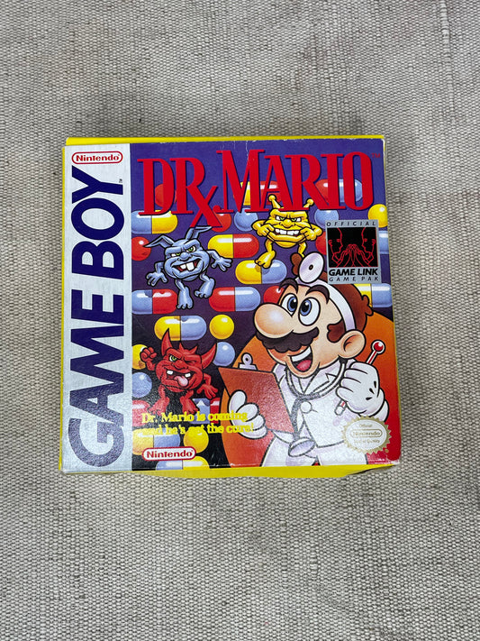 Vintage Gameboy Game Dr Mario CIB Tested