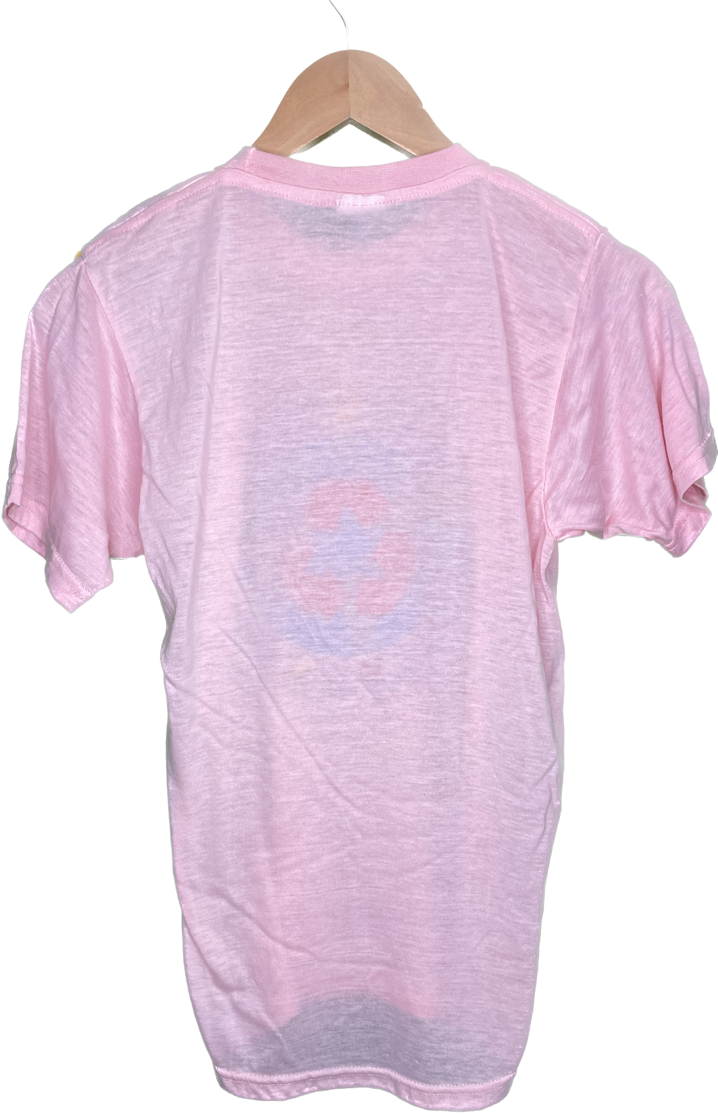Vintage XS/S Recycle Reduce Rewear Village Vintage Merch Pink Short Sleeve Ringer T-Shirt
