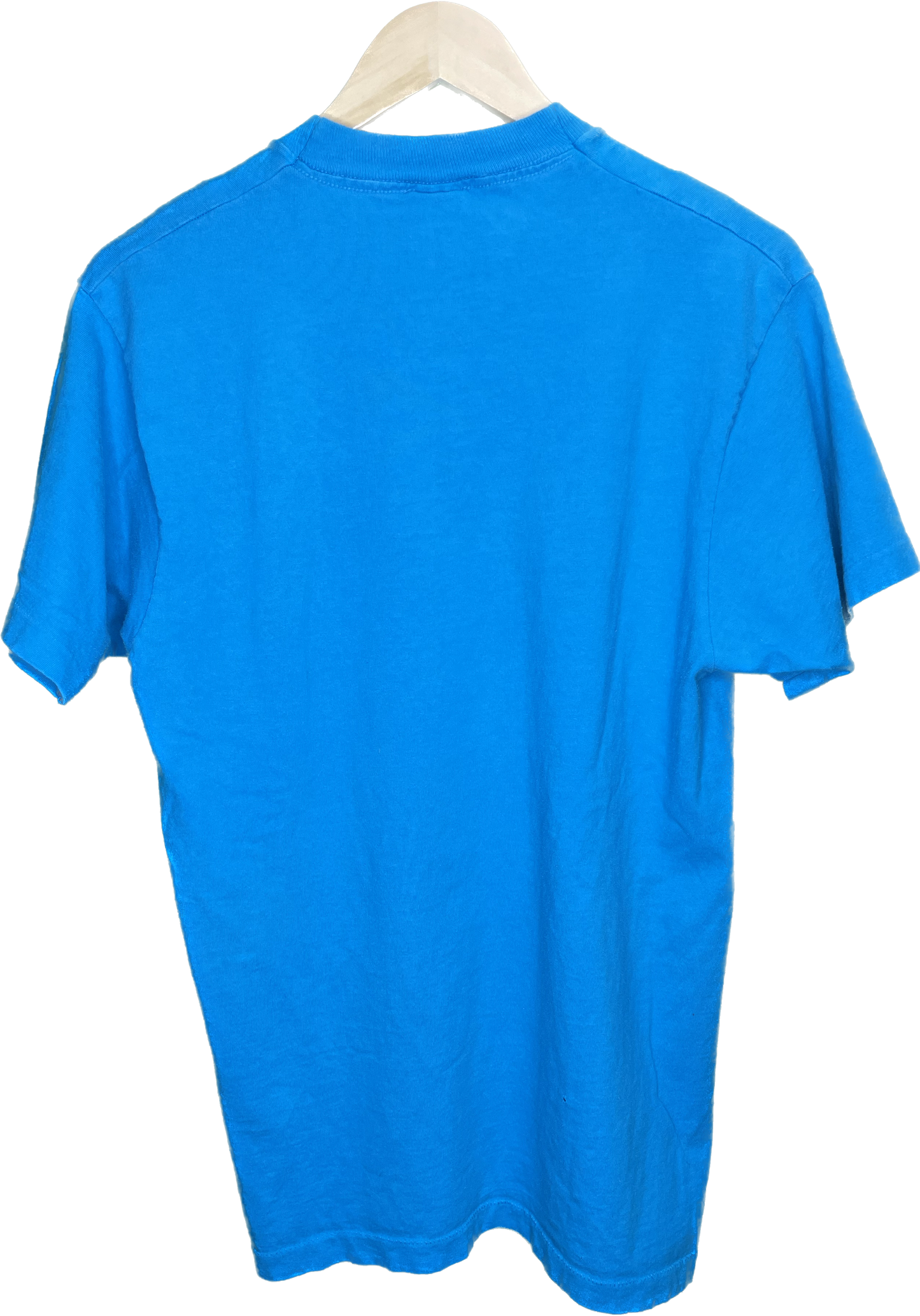 Vintage M Recycle Reduce Rewear Village Vintage Merch 90s Blue Short Sleeve T-Shirt