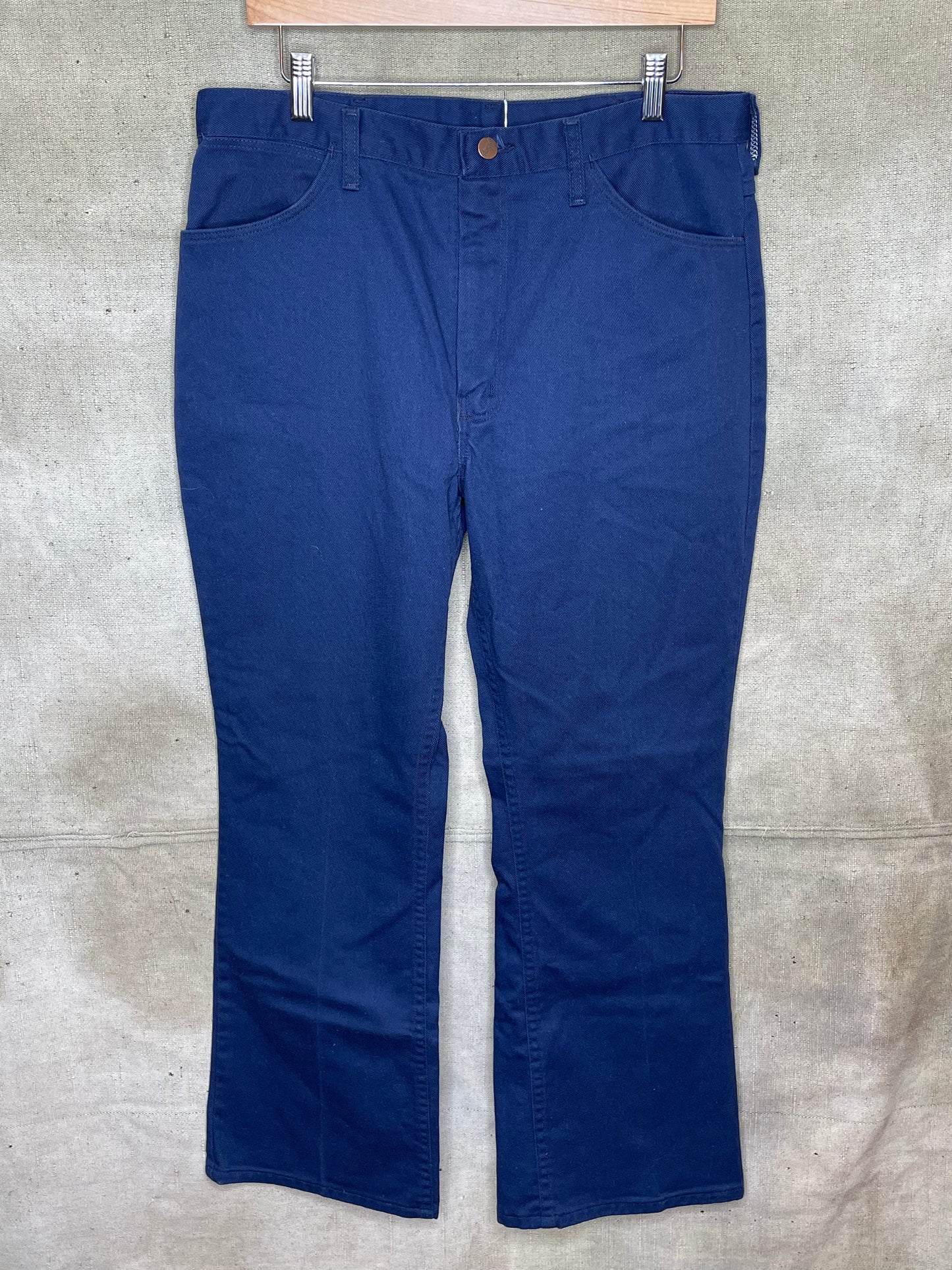 Vintage 80s Wrangler Dark Blue Pants W34 L30