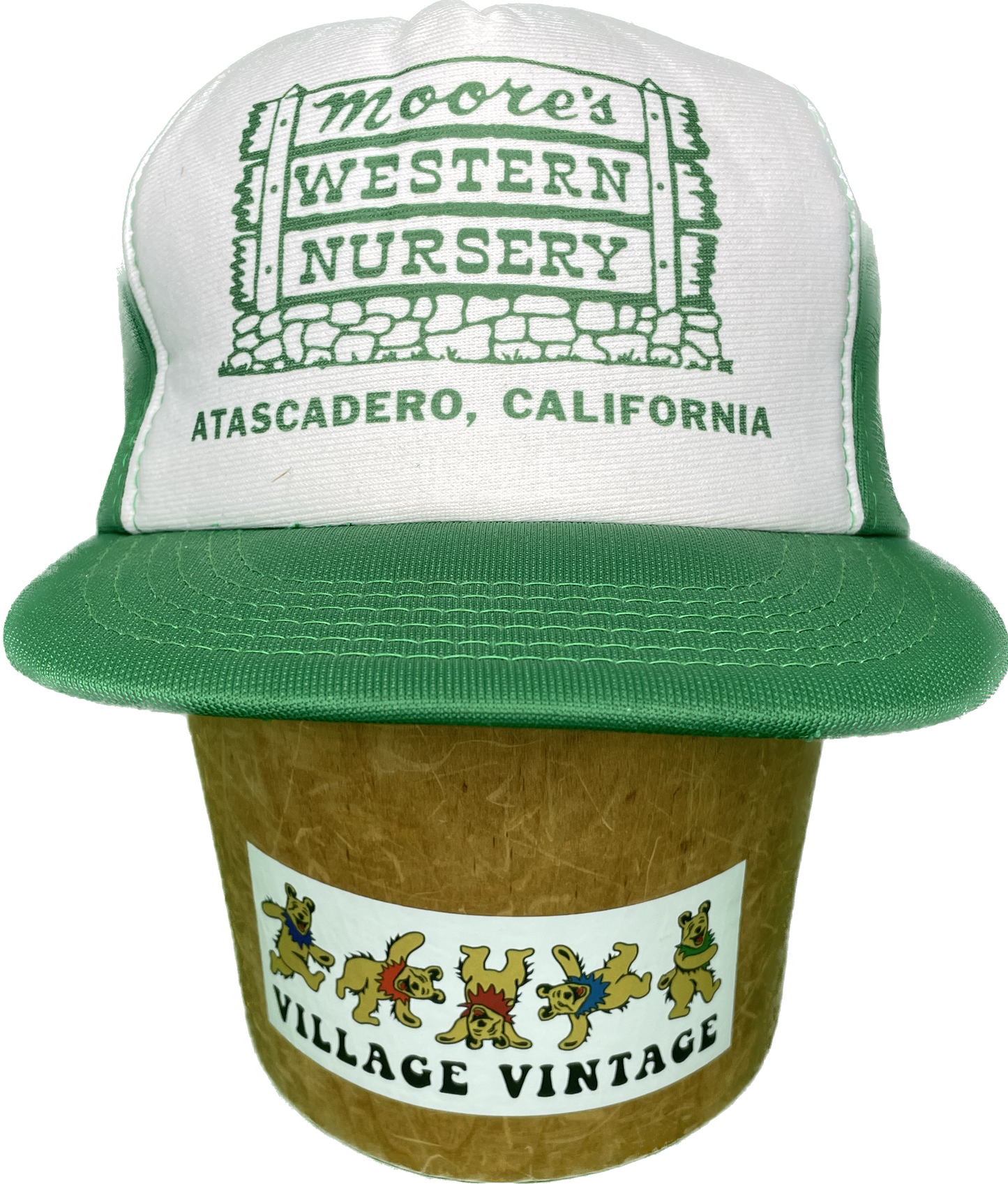 Vintage Moore’s Western Nursery Atascadero Foam Trucker Hat Snapback