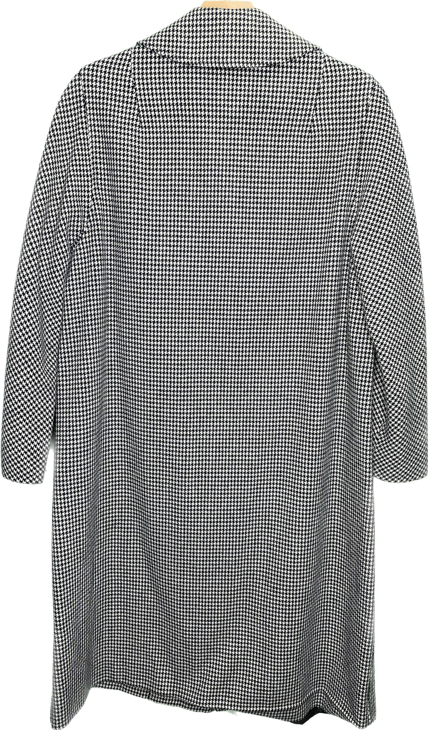Vintage M 60s Houndstooth Women’s Button Up Coat
