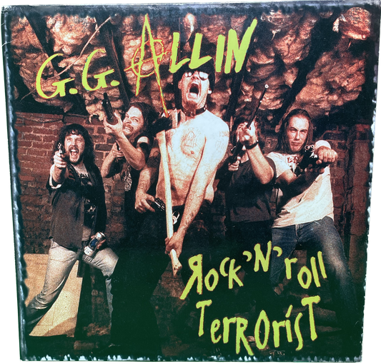 Vintage Lp VG+ VG+ GG ALLIN ROCK N ROLL TERRORIST 2 lp  Gatefold Vinyl