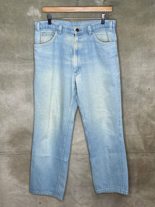 Vintage W34” x 29” White Tab Light Wash Denim Levis Jeans