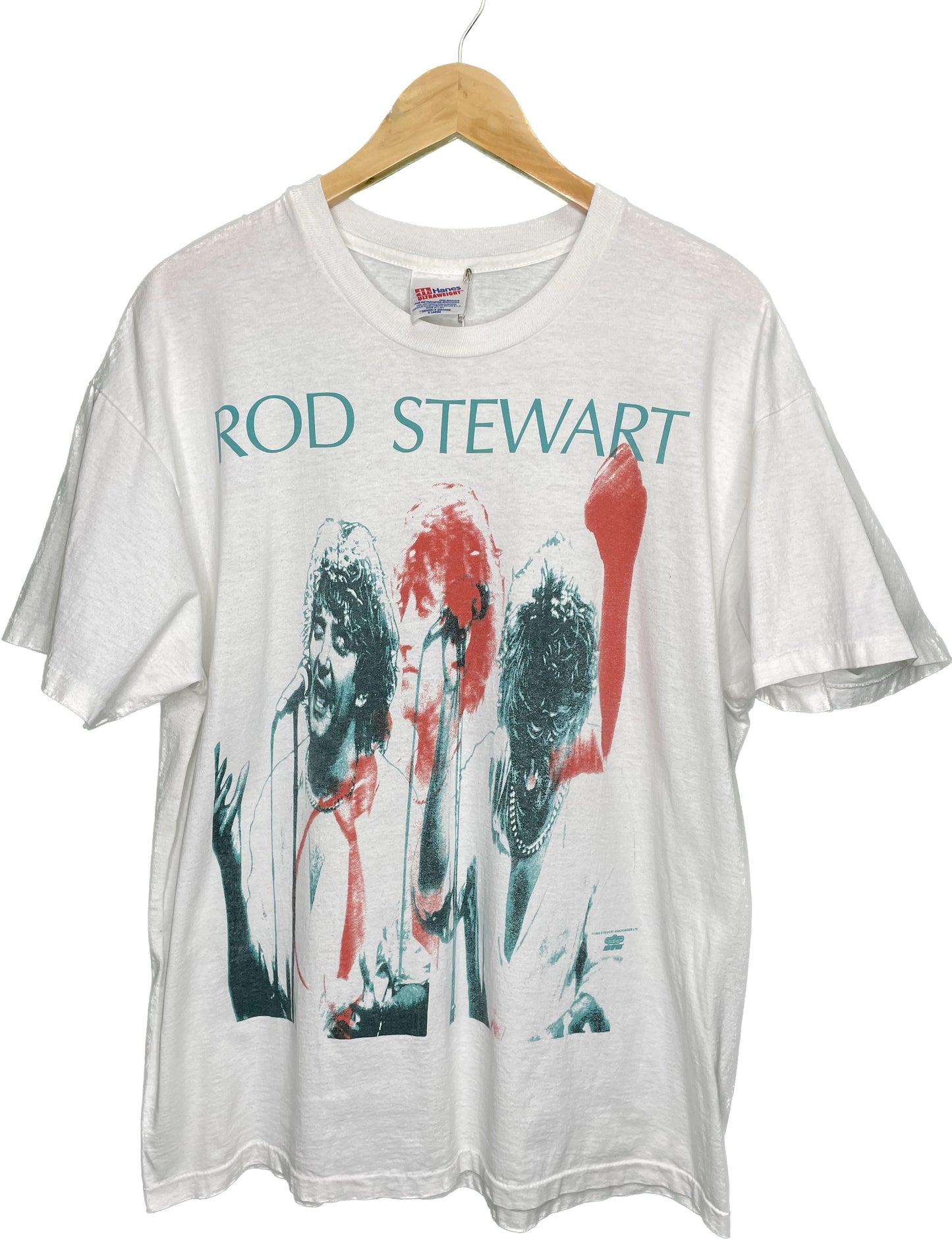 Vintage L Rod Stewart Concert Tee 1993