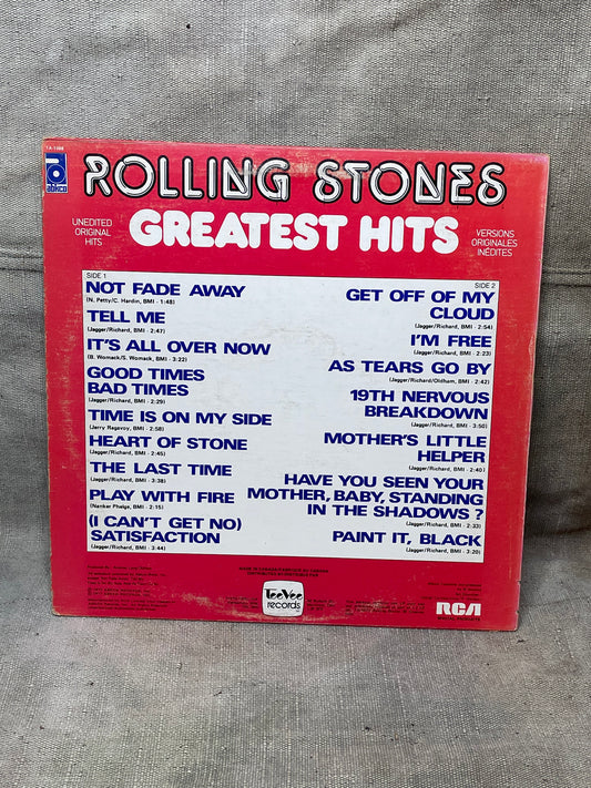 Vintage VG- VG- Rolling Stones ‎Greatest Hits Vol. 1 1977 Vinyl Record LP