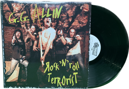 Vintage Lp VG+ VG+ GG ALLIN ROCK N ROLL TERRORIST 2 lp  Gatefold Vinyl