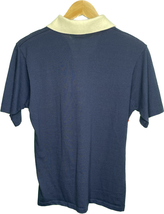 Vintage S/M Velva Sheen Mentor Top 25 Polo Short Sleeve T-Shirt Rainbow