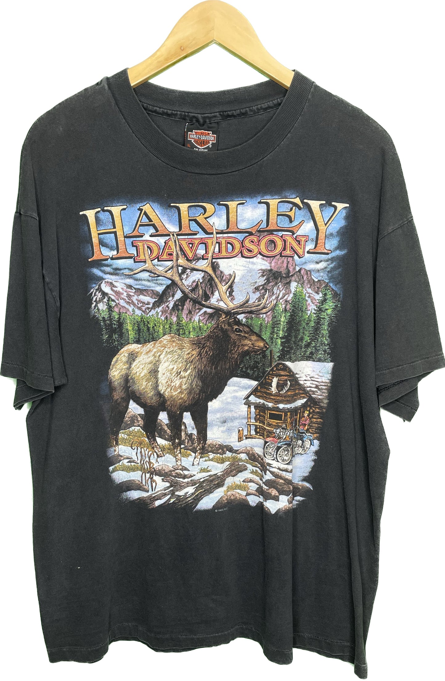 Vintage XL 90s Harley Davidson Jones Little Rock Ark T-Shirt