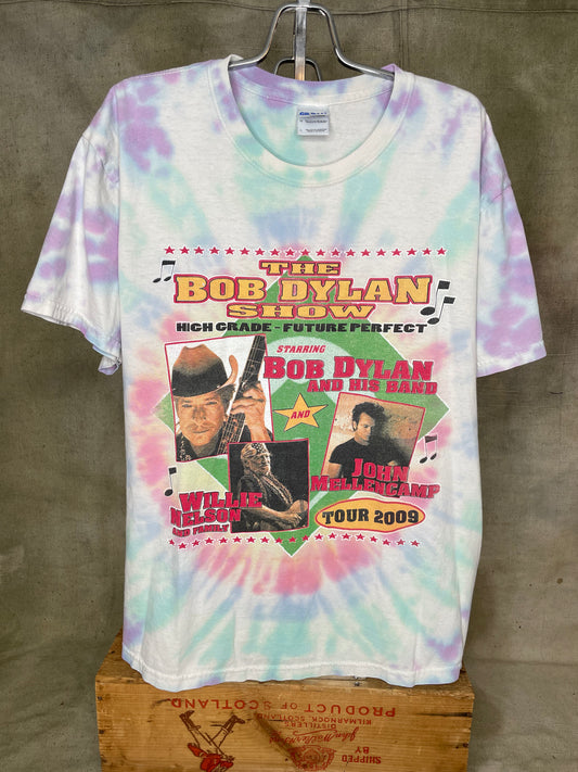 Vintage Bob Dylan Willie Nelson John Mellencamp Concert Y2K Shirt