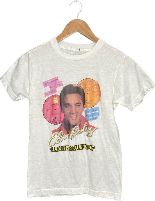 Vintage XXS/XS Elvis Presley Tribute T-Shirt