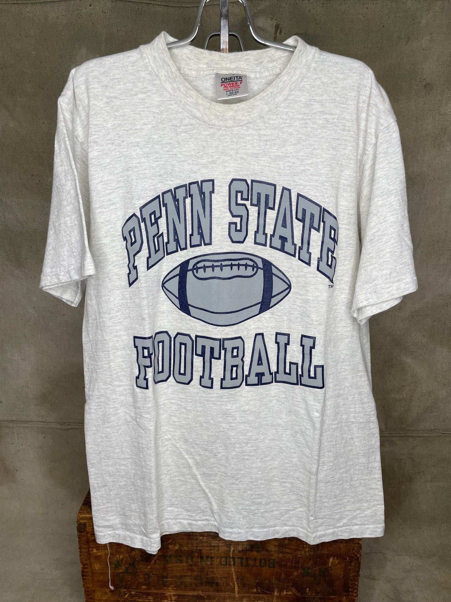 Vintage M Penn State University Football Single Stitch Shirt
