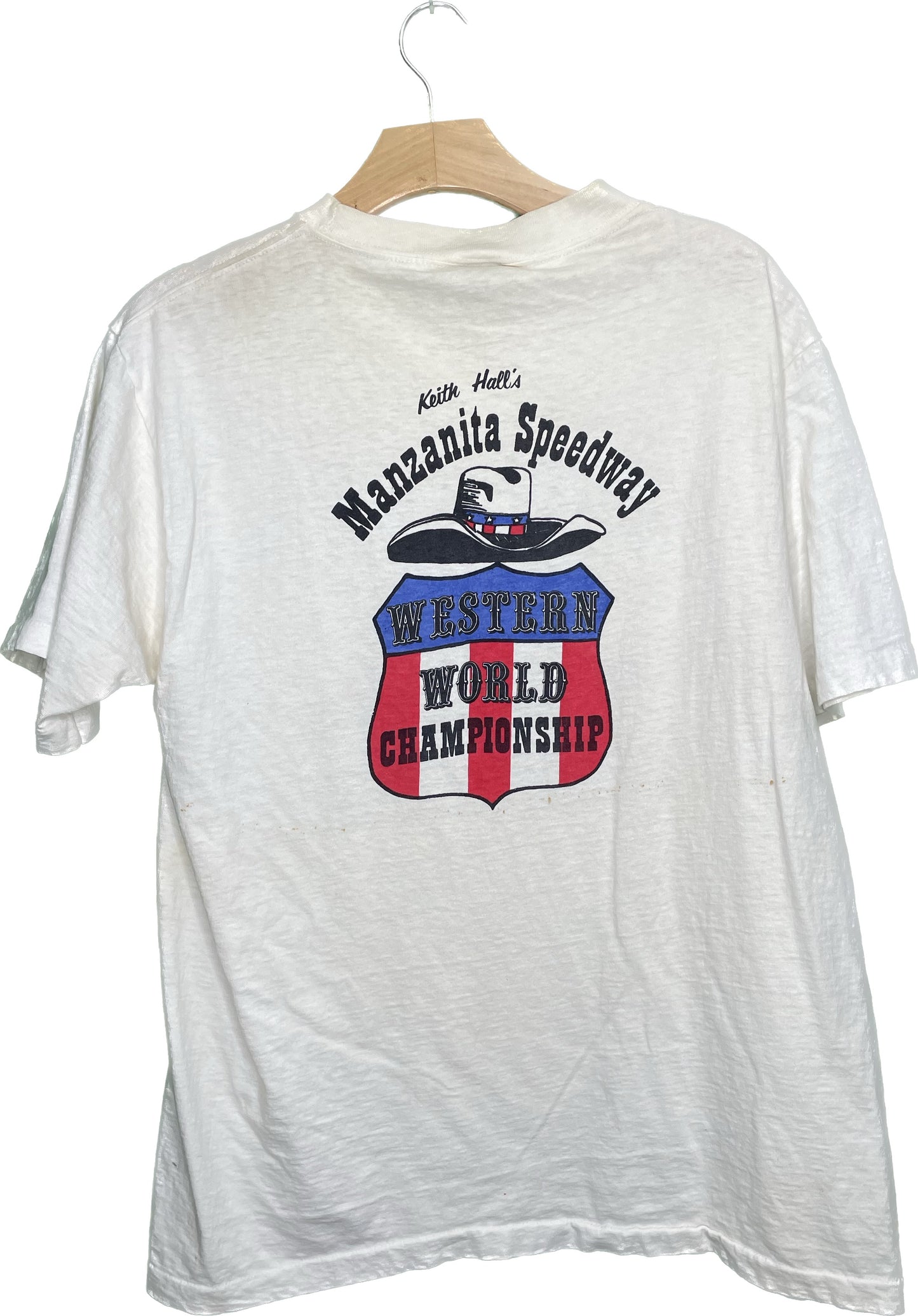Vintage L Keith Hall Manzanita Speedway  T-Shirt