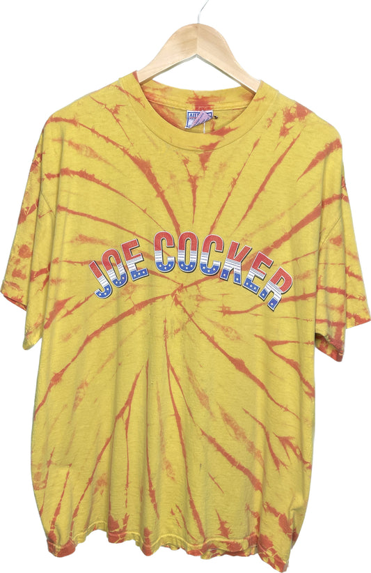 Vintage L/XL Joe Cocker Tie Dye 1994 World Tour Shirt