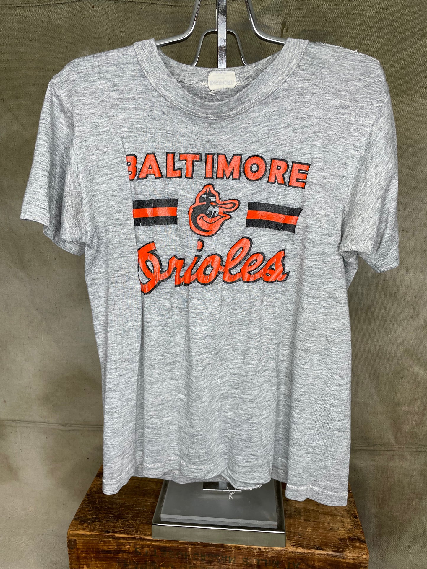 Vintage S Baltimore Orioles Baseball Single Stitch 80s Shirt