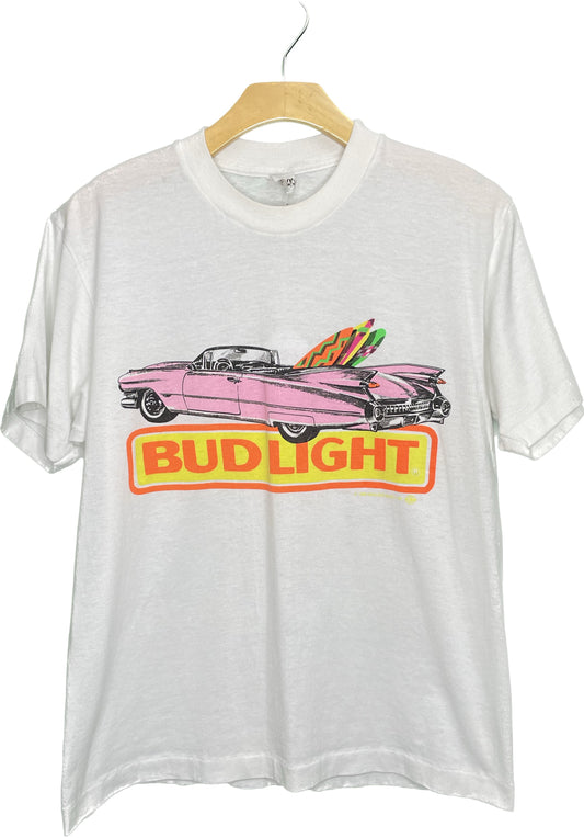 Vintage M Bud Light Cadillac Surfboard T-Shirt
