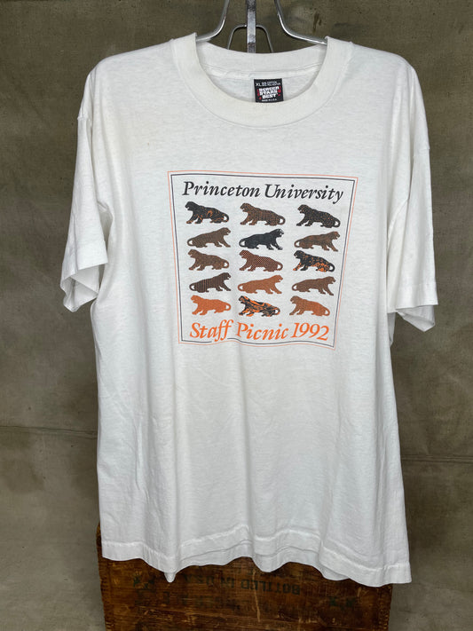 Vintage L/XL Princeton University Staff Picnic 90s Shirt