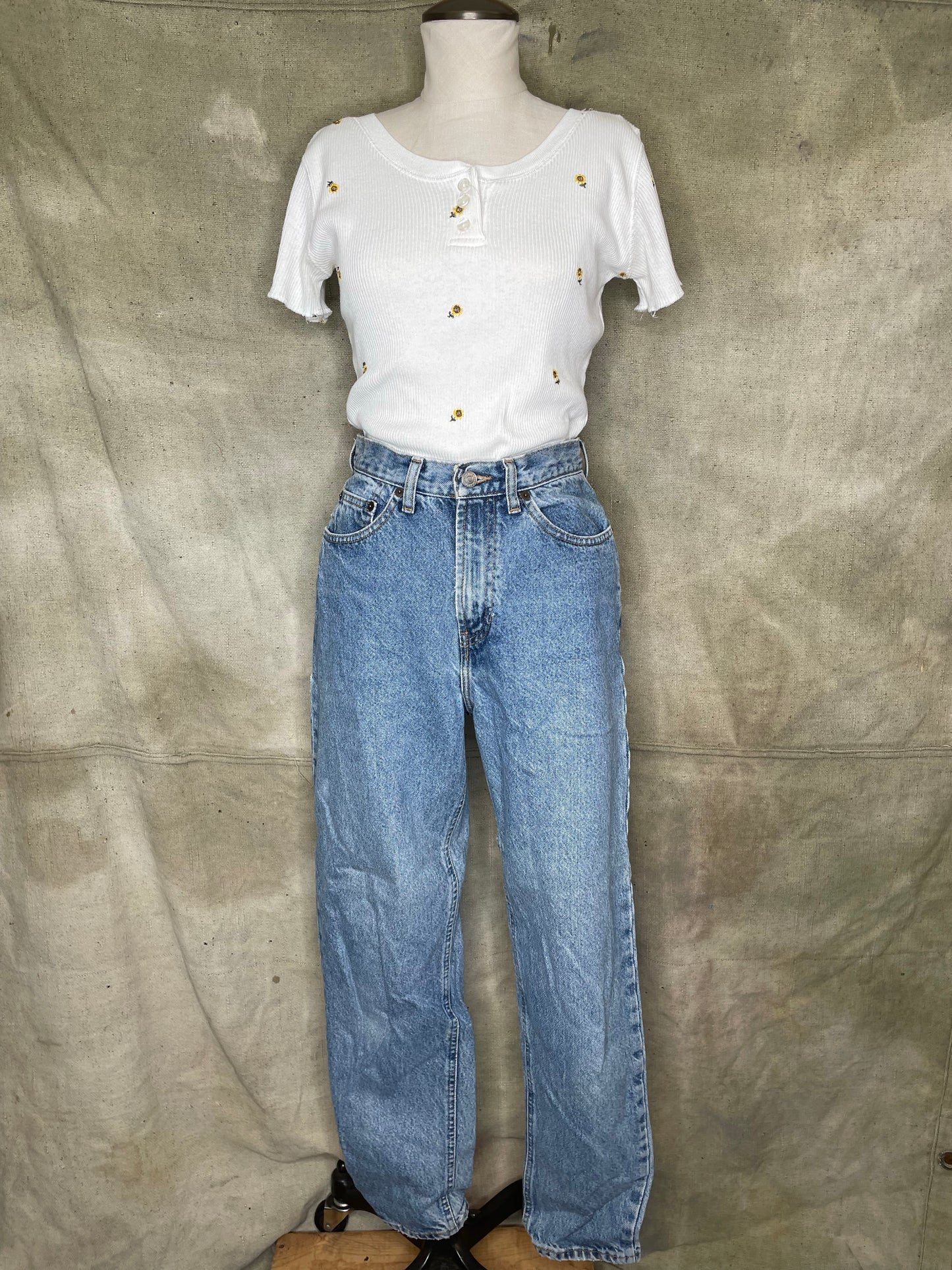 Vintage 90s Blue Wash Gap High Waisted Mom Jeans