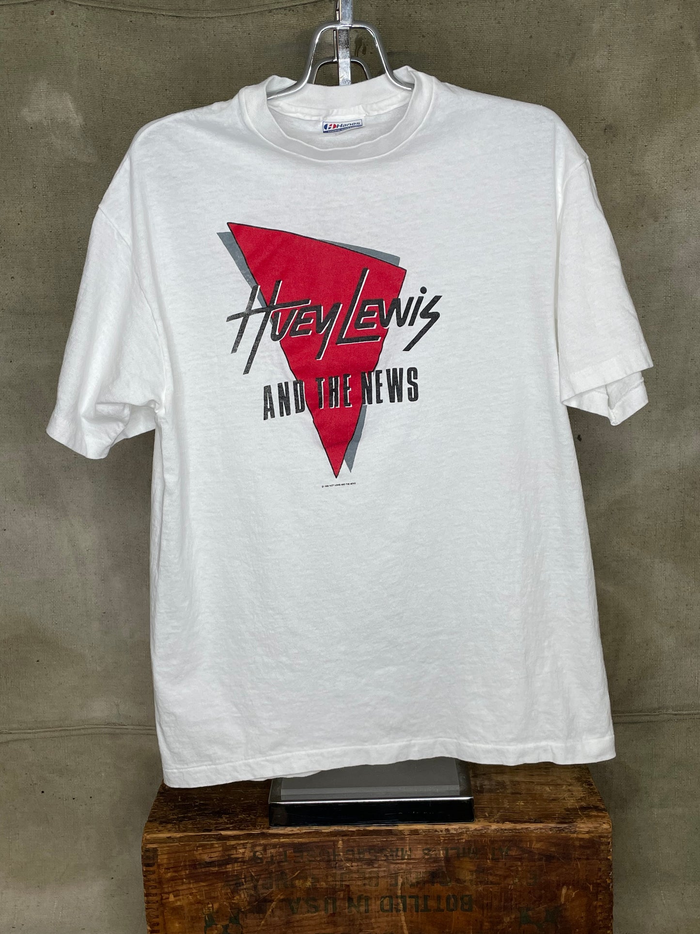 Vintage M Huey Lewis and The News Band Concert Tour Shirt