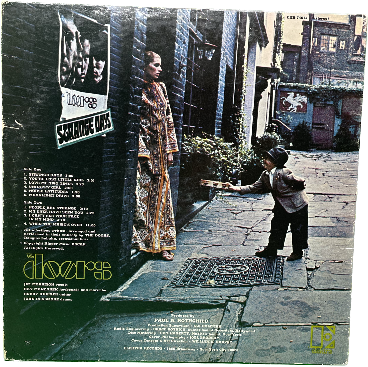 Lp G+ G+ The Doors STRANGE DAYS ELEKTRA Vinyl