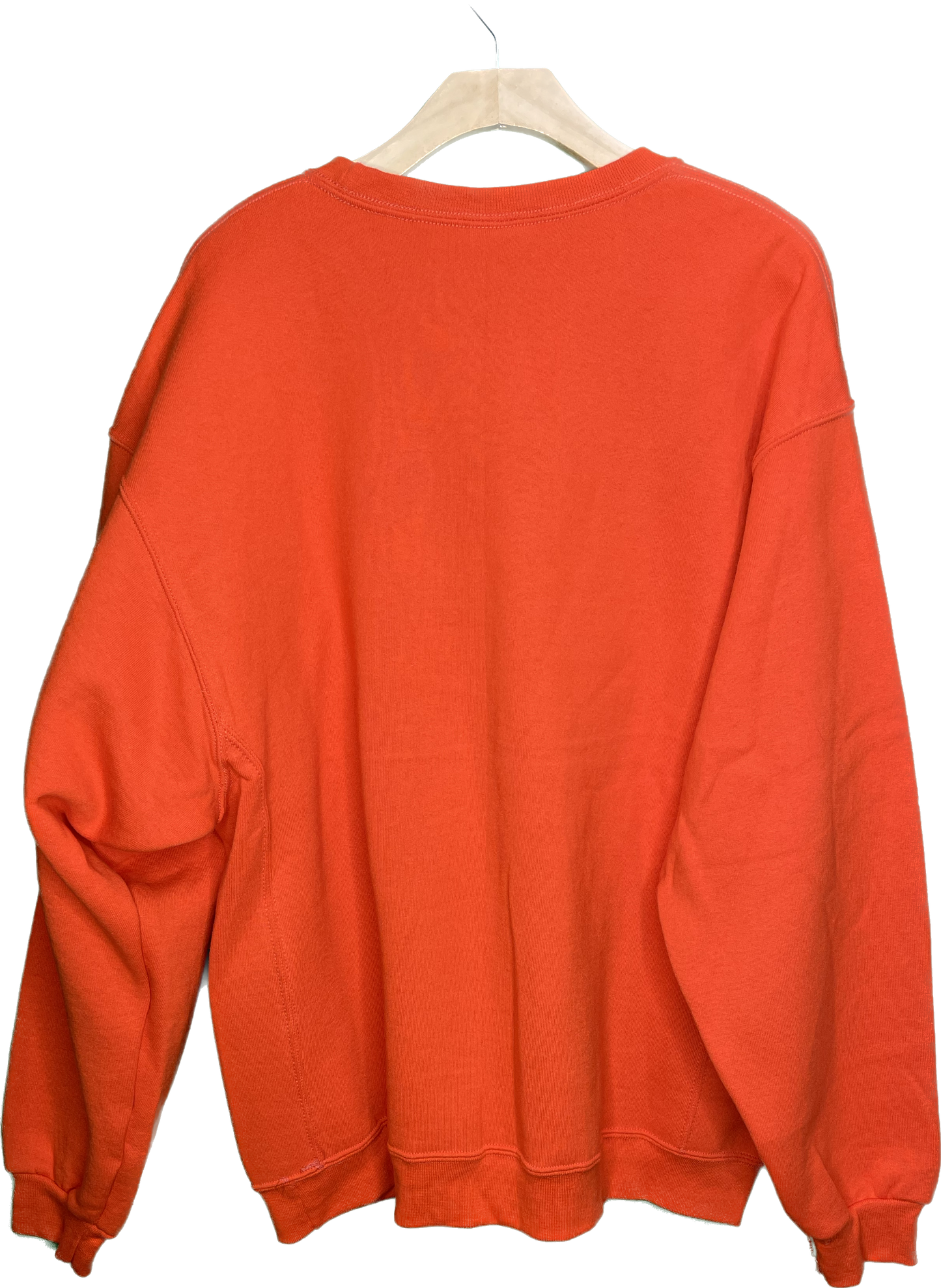 Vintage XL Recycle Reduce Rewear Village Vintage Merch Hunting Orange NOS Crewneck Sweatshirt