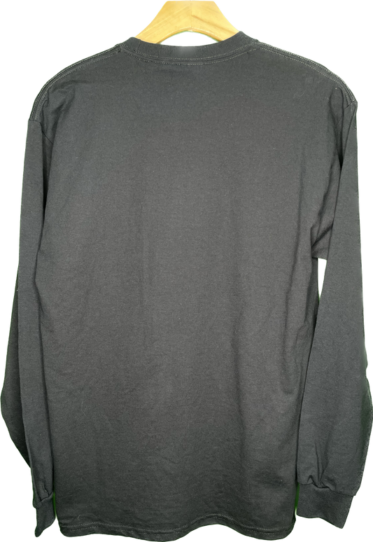 Vintage S/M Recycle Reduce Rewear Village Vintage Merch Black Long Sleeve T-Shirt