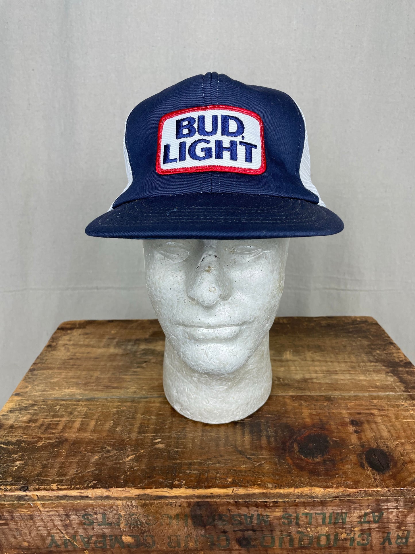 Vintage Trucker Hat Budweiser Bud Light