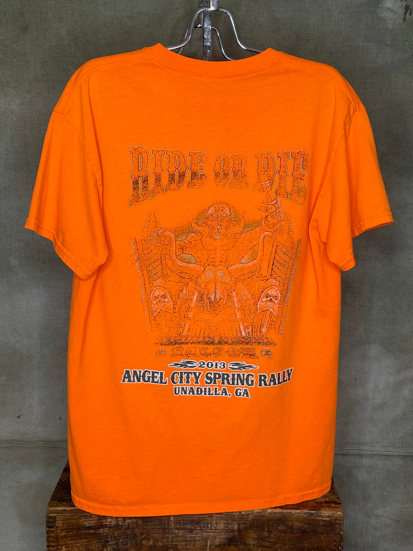 Vintage Angel City Spring Rally Ride Or Die Shirt M