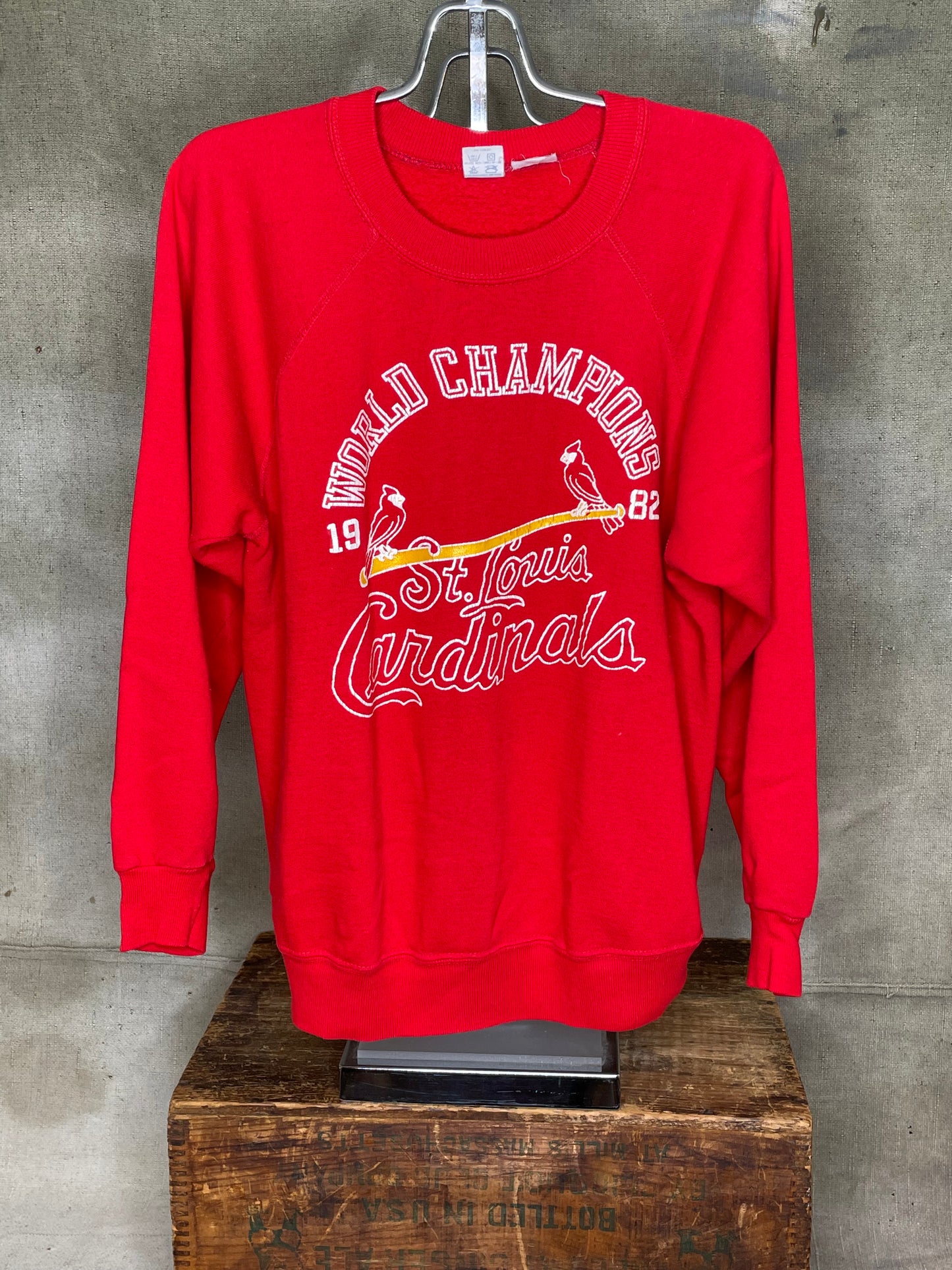 Vintage M Saint ST. Louis Cardinals MLB Crewneck Sweatshirt 1982 80s