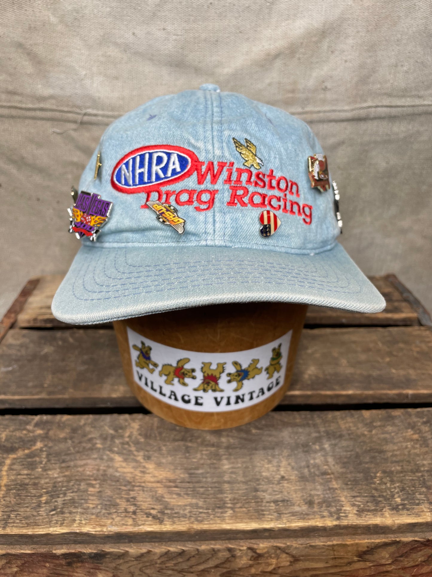 Pin on Vintage DENIM Hats