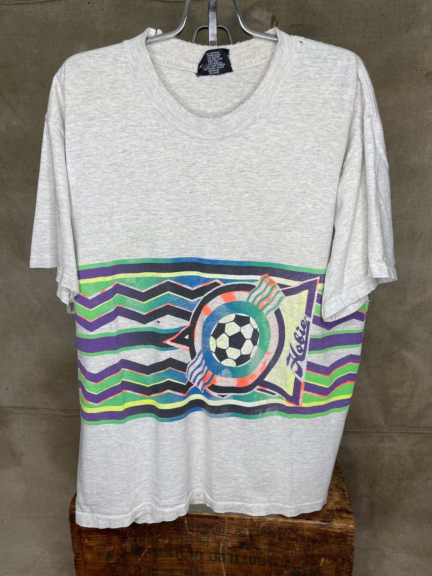 Vintage M/L Hobie Soccer 90s Single Stitch Shirt