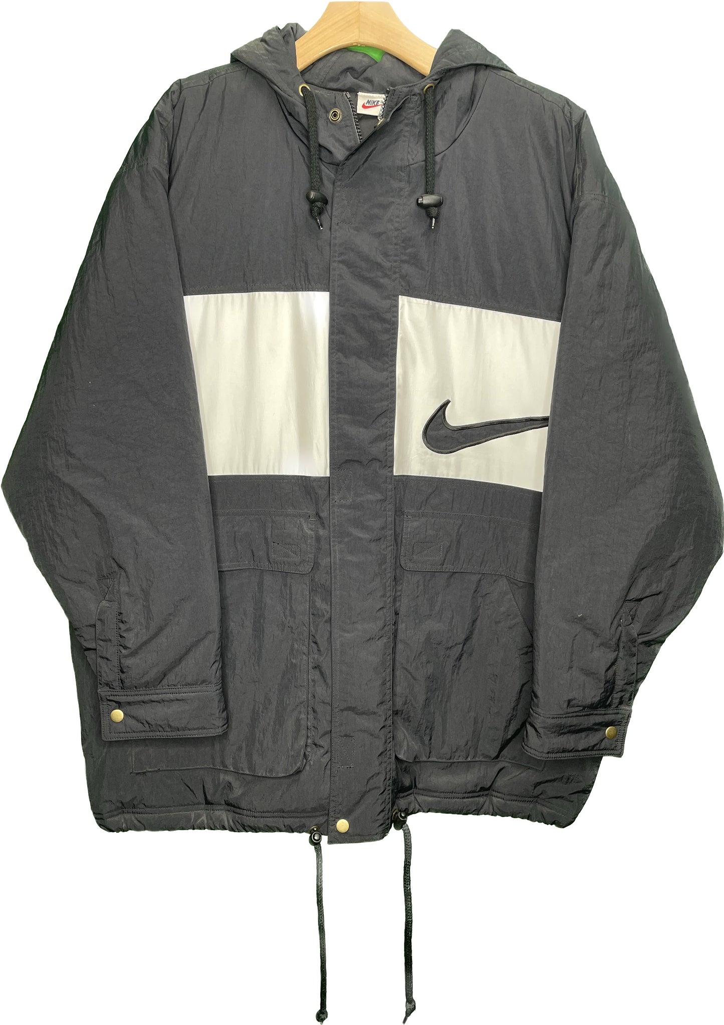 Vintage 3XL Nike Zip Up Hooded Jacket