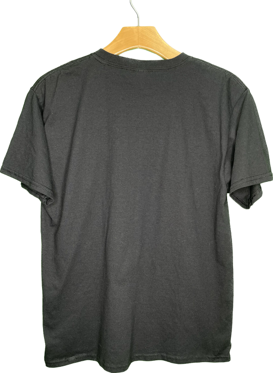 Vintage S/M Recycle Reduce Rewear Village Vintage Merch Black Short Sleeve T-Shirt
