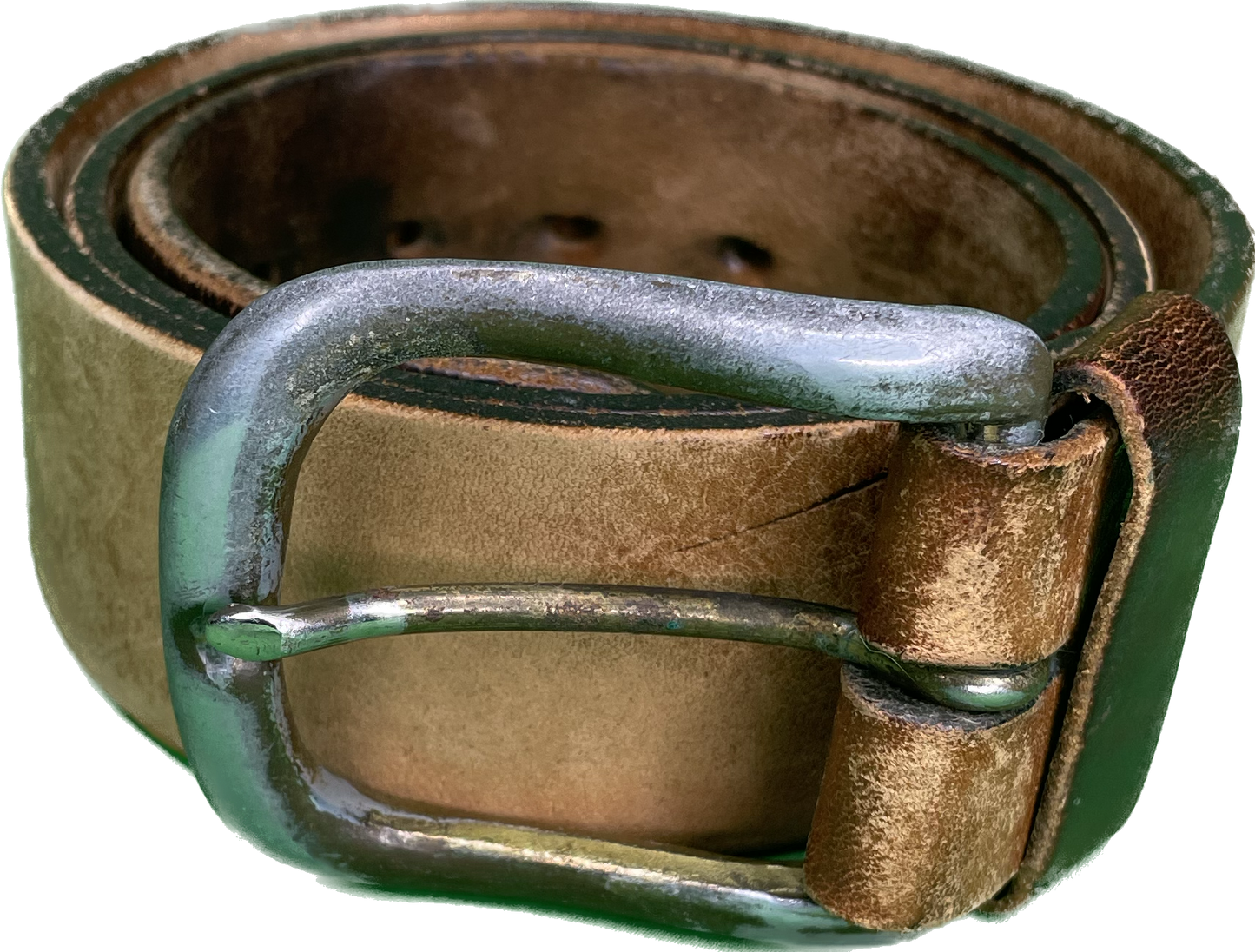 Vintage W34” Distressed Leather Belt