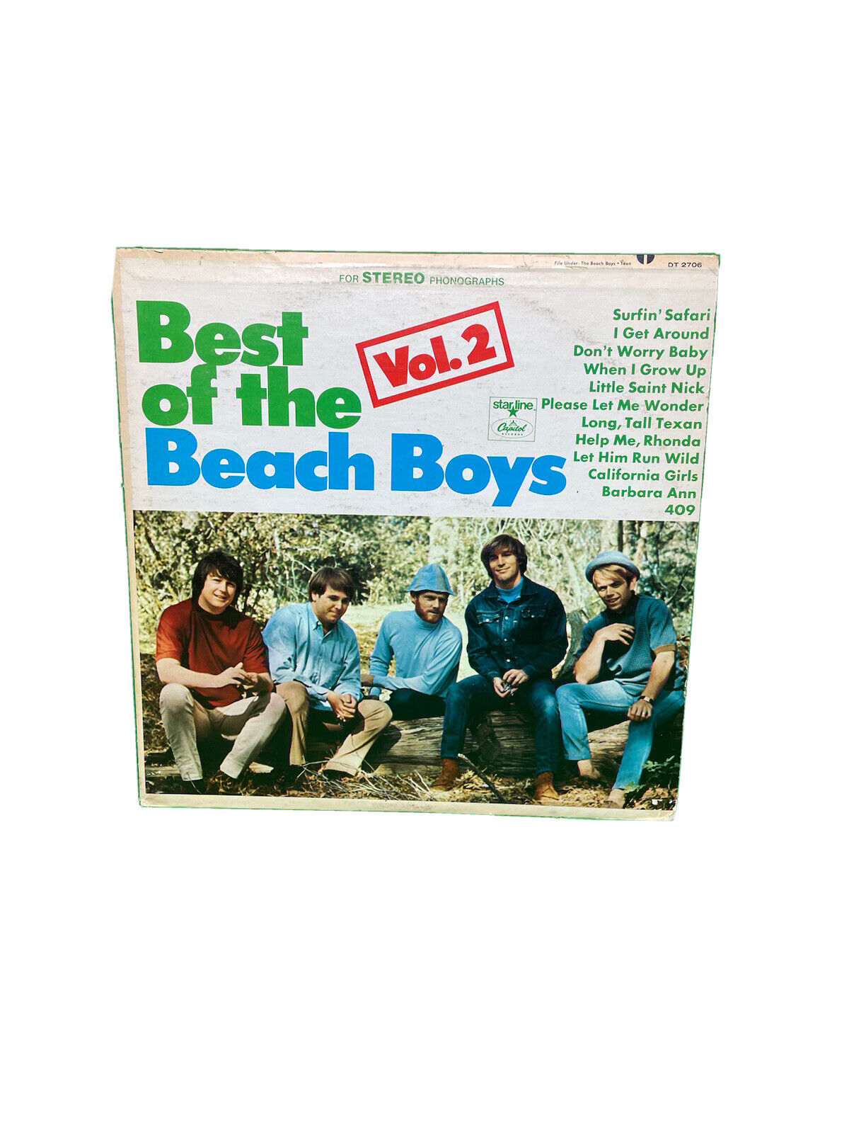 Best of the Beach Boys Vol 2 / Capitol Records Vinyl LP G+ G+ Starline