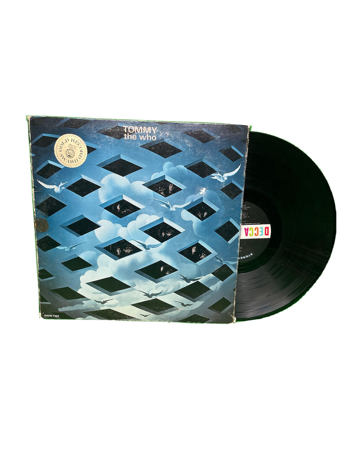 Lp THE WHO - TOMMY 2 LP EX VINYLS Original Decca DXSW 7205 G+ G+ Gold Record Award